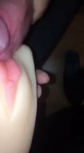 Fucking my silicone pussy