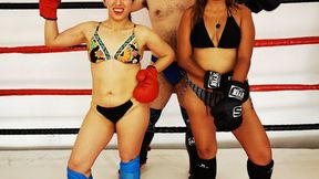 AXL VS SAYURI & CANDY: 2 VS 1 KICKBOXING