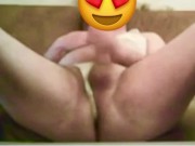 Getting sluty during a live web cam show, beeing dominated