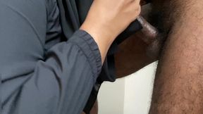 mallu muslim girl in hijab deep throat blowjob with neighbour, malappuram, kerala