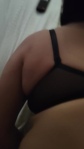 Sexy CD Richa getting fucked wearing black bra