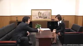 Sensual Office Woman Surrenders To Her Boss's Tempting Fuck Fest