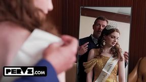 Prom queen stripped and fucked by school therapist