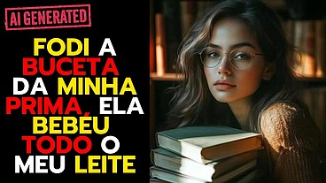 Comi Gostoso a Buceta da Minha Prima, Ela Queria Todo o Meu Leite Quente, Dei até a Última Gota pra Ela...