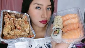 Ultimate Sushi Mukbang Close-Up