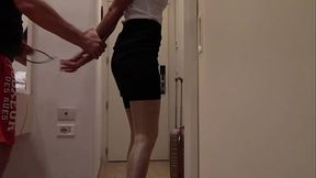 Preview - Hooded MILF tied to the bed, fucked with facial