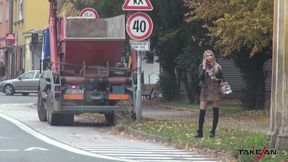 Divorced russian super naughty slut show dude in van sexual rodeo