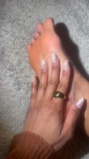 princess foot rub