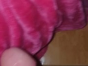 Luvs2cumm69 fucking his big tit blonde sex doll in the kitchen bathroom w/ guests over for dinner ;)