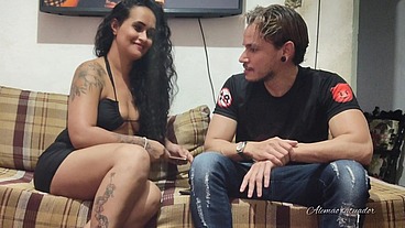 A cliente Lorena Sanches queria fazer uma tatuagem,mas a forma de pagamento foi no xerecard, Alemão tatuador enfiou a rola