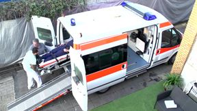 Mature love in the ambulance