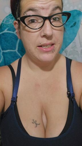 Making my pussy cum twice with my little black vibrator!