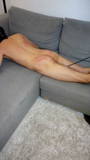 Episode 36: Bitch Boy gets gagged by hot dominat with he wet panties and spanked hard until He cries