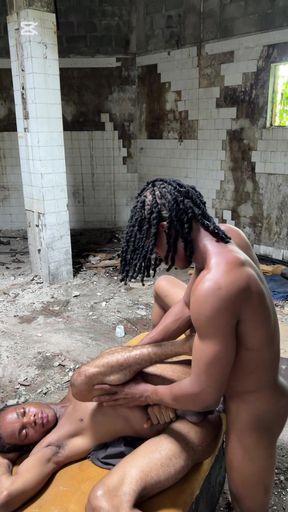 I Convince This Handsome Straight Guy with Big Black Dick