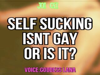 AUDIO ONLY - Self-sucking isn't gay or is it
