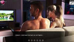 Burning Boundaries 18 - Mike Fucks Lara in Doggy Then Gets Blowjob From Angelica at Night