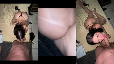 NOVINHO NUNCA TINHA FICADO COM UMA MULHER TRANS, DEI UM CHÁ BEM DADO COM MINHA CUCETINHA, E ACABOU GOZANDO NA MINHA BOQUINHA