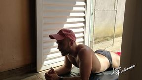 Sunbathing on the Man'_s Hairy Ass and Cumming by Louis Ferdinando (Full Video)