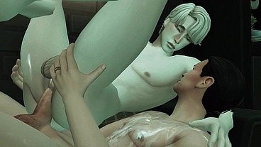 STEPBROTHER SEDUCED HIS STEPNEPHEW FOR HARD ANAL SEX AND FACEFUCK ON HALLOWEEN (SIMS + ANIME HENTAI + SFM)