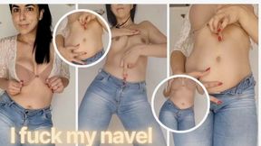 Pleasant tingling in my navel