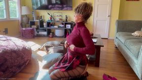 Tutor Rides in Stockings with Some Tasty Anal Play!