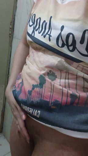 White girl thight fingring