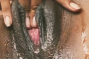 Ebony solo Masturbation - solo female pussy