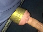 18 year old fucks fleshlight