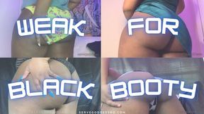 Weak for Black Booty: ebony ass worship compilation SD MP4 720p by Royal Ro