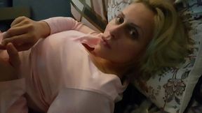 laying on the sofa and watching hannibal lecter.... here s my tits