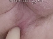 Enema, fingering my ass and fucking a dildo with my hairy ginger ass