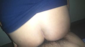 my left my ass open and full of cum, my husband almost caught us! 4k pov