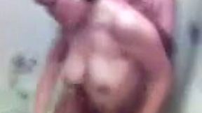 Busty brunette Malay call girl wanted to film herself in the mirror