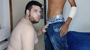 TBT Motoboy Novinho Come o Rabo do Gordinho E Goza Na Boca Dele (COMPLETO NO SHEER E RED)