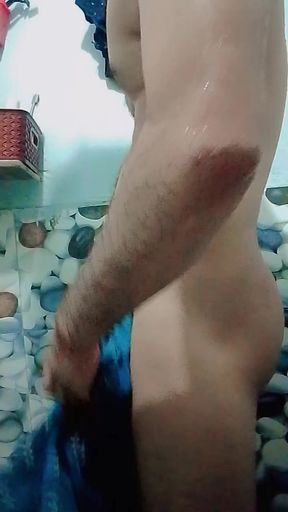 India boy hot bath and sack his dick