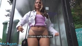Short thicc sexy Latina gal is wrapping her mouth and pussy around a stranger's cock