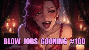 Blow Jobs Gooning #10D: Endless Throat Training Goon Loop (Animated, Music, Text)