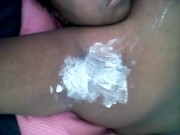Start of Shaving My Underarm