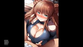 Hentai Boob Challenge – TitFuck Compilation With Sexy Anime Girls Jerking Off