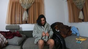 preview-MilfyCalla-Masturbating while wearing fur coats &mdash;  shiny clothes and long jackets - 203