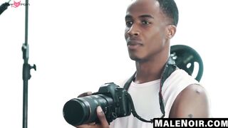 MaleNoir.com - Beaux Banks andTrey ditch the shoot for cock focused session