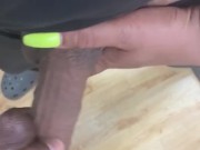 Wow. Someone found where I work! I made him cum on my piece! Onlyfans/arejaye88