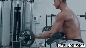 MaleNoir.com - Cute Marcel spreads legs for a hard passionate fuck