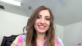 small tit and ass girl shiloh sharada shoked seeing this black monster cock and fucked at interracial casting sex