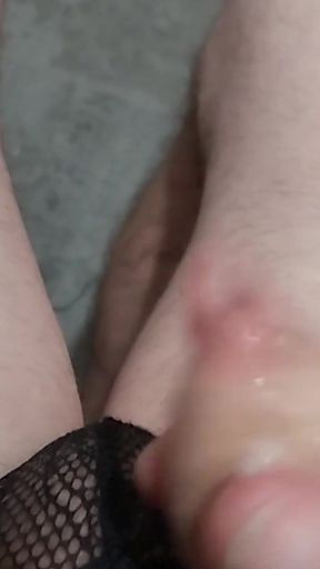 Sissy Excited in Her New Panties Cumshot