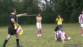 jappanese students getting toy fucked during gym