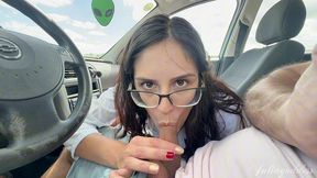 i got caught giving therapy in his car.. in ******
