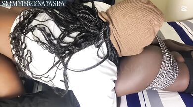 Black South African lesbian pussy eating makes my stepdaughter squirt