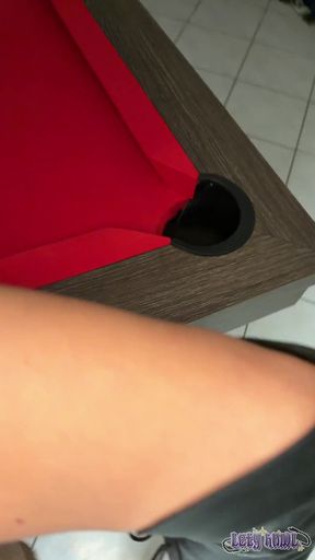 My Photographer Fucks My Pussy on the Pool Table!