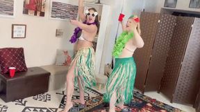 Hula Competiton REMATCH WEDGIE - AMI MERCURY & GIA LOVE